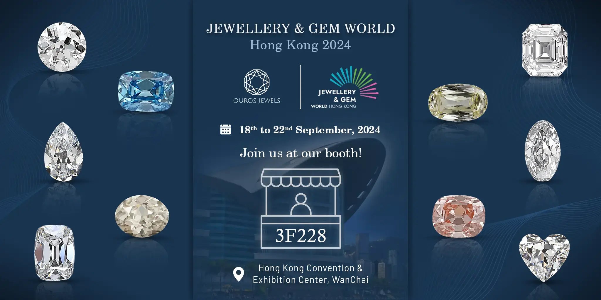 [Jewellery & Gem World Hong Kong (HKCEC) Show 2024]-[ouros jewels]