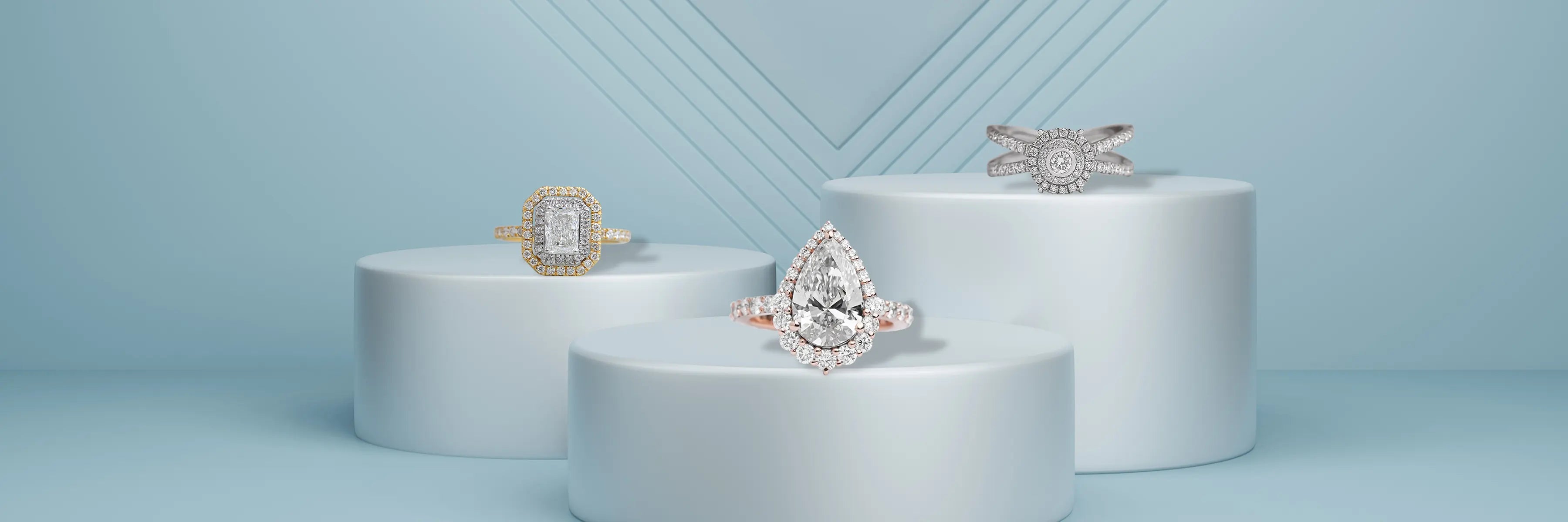 Lab Grown Diamond Brilliant Cut Engagement Rings