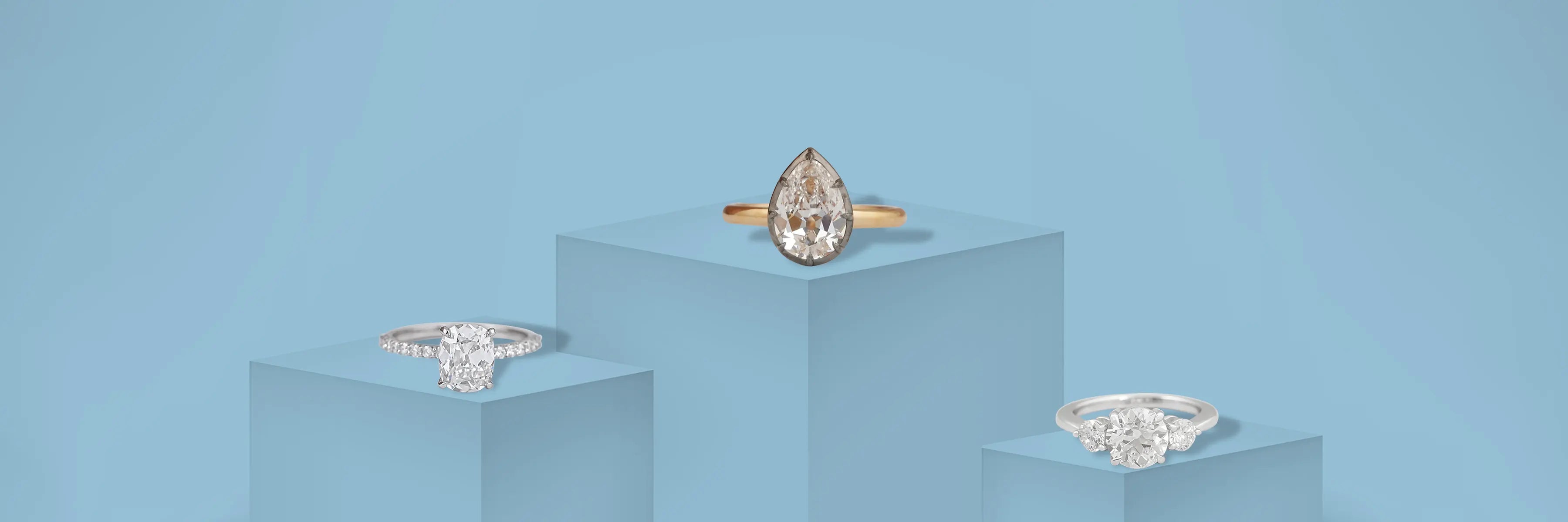 Altschliff Diamant Ring