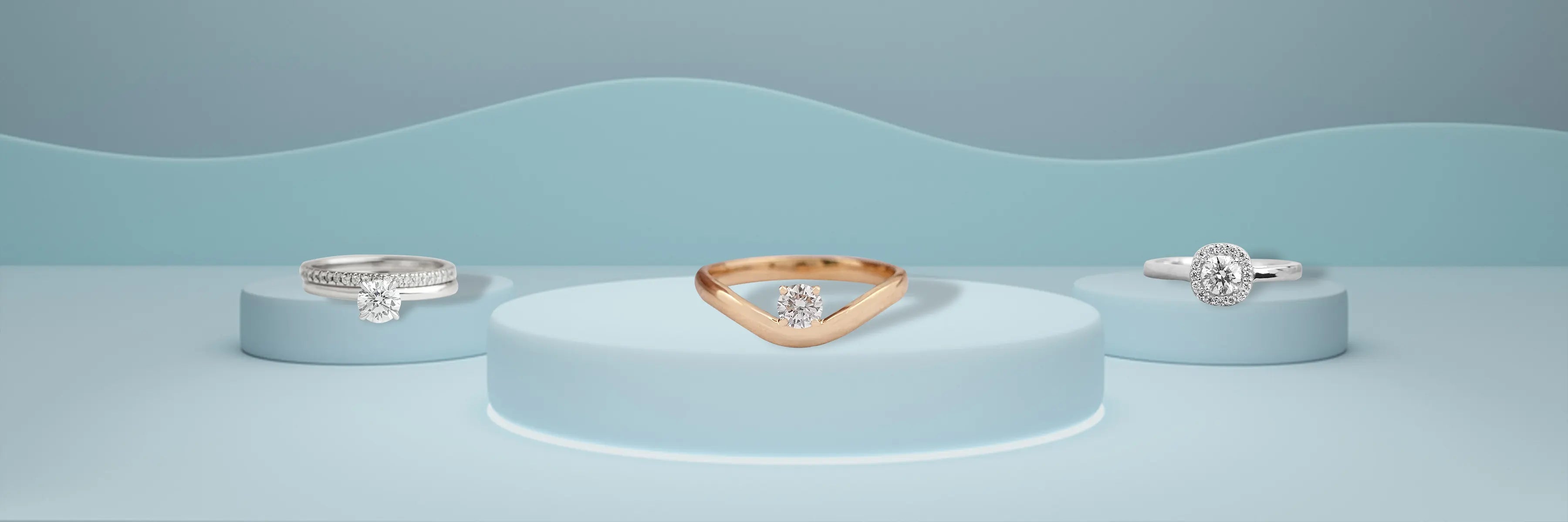 Rundschliff Diamant Verlobungsringe