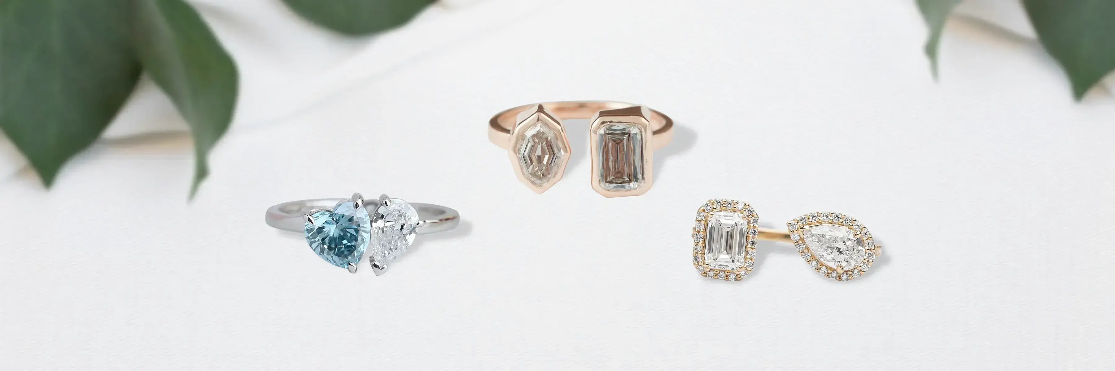 Toi Et Moi Verlobungsringe