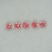 0.25 Carat Each Cushion Pink Cut Lab  Diamond Ouros Jewels