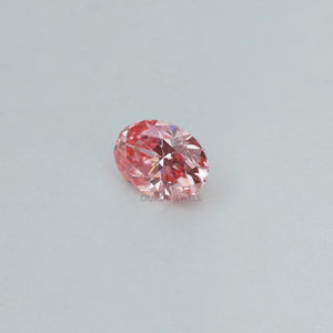 0.31 Carat Each Pink Oval Lab Diamond Ouros Jewels