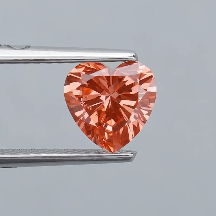 Lebendiges Rosa Herzform Labor Diamant - 0.90 Karat Jeder