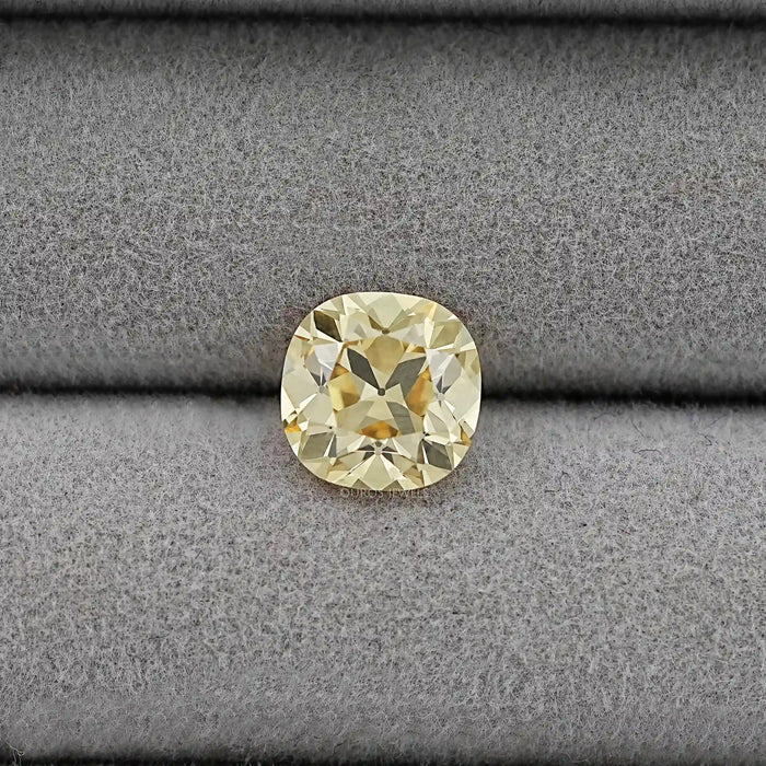 Yellow Old Mine Cushion Cut Loose Lab-Diamond