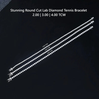 Armband Mit 2.50 mm Großen, Nachhaltig Gewonnenen Diamanten