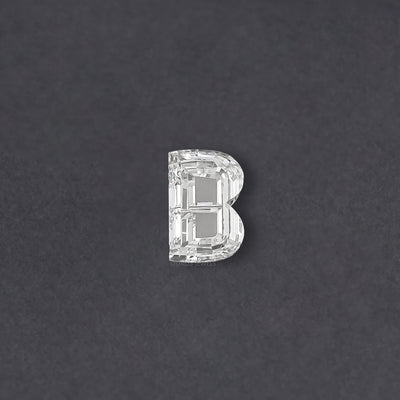 Alphabet B Buchstabe Labor Diamant Lose