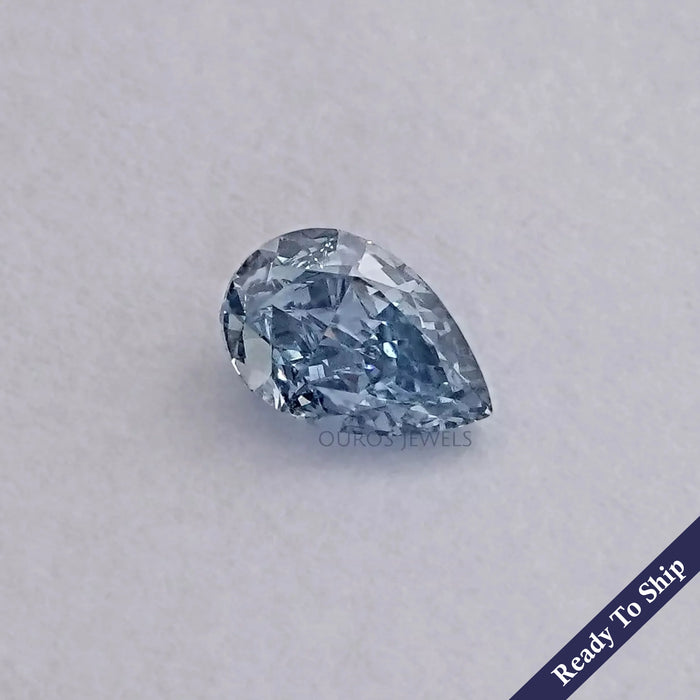 Blue Pear Lab Grown Diamond Loose