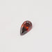 stunning red pear cut colored  lab grown diamnod 