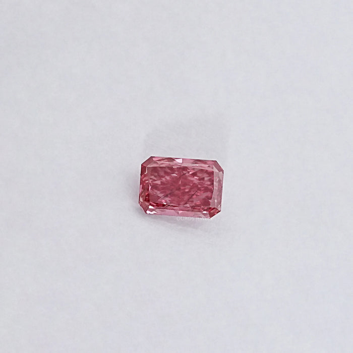 Red Radiant Lab Grown Loose Diamond