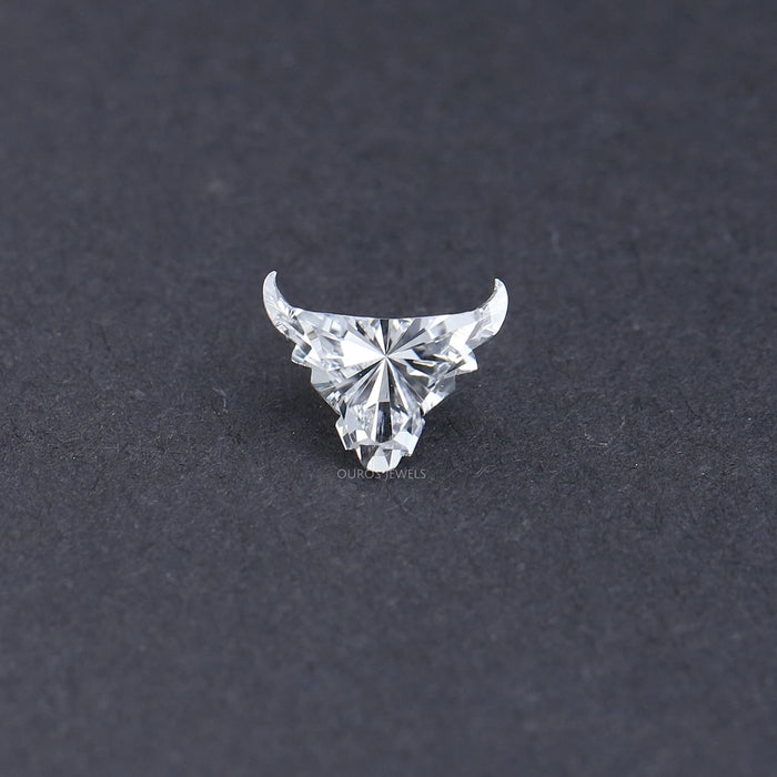 Antique Shape Bull Cut Lab Grown Diamond