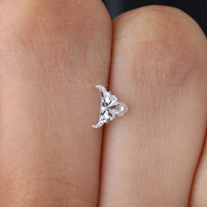 Antique Shape Bull Cut Lab Grown Diamond