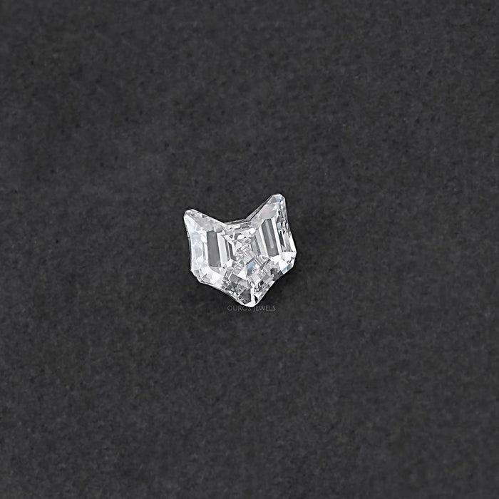 Antique Shape Cat Face Cut Lab Grown Diamond