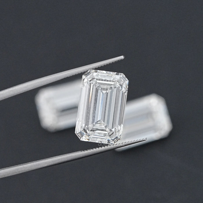 Emerald Cut Lab Grown Loose Diamond