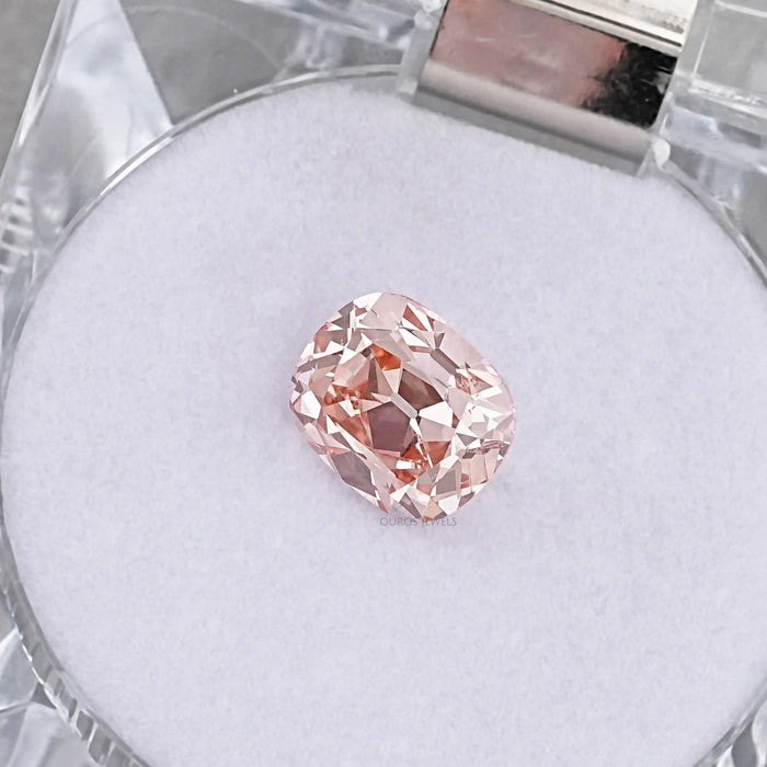 Alte Mine Rosa Kissenschliff Labor Gewachsener Diamant