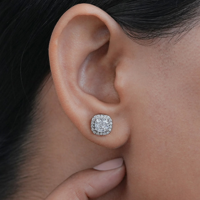 Seeliger Diamant Halo Ohrstecker