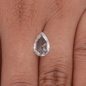 Rose Cut Pear Lab Grown Diamond