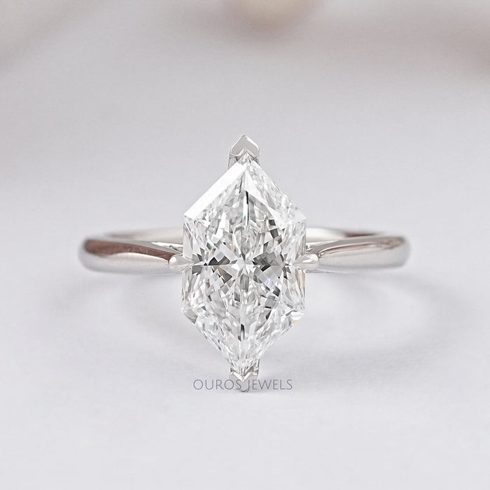 Dutch Marquise Diamond Solitaire Engagement Ring