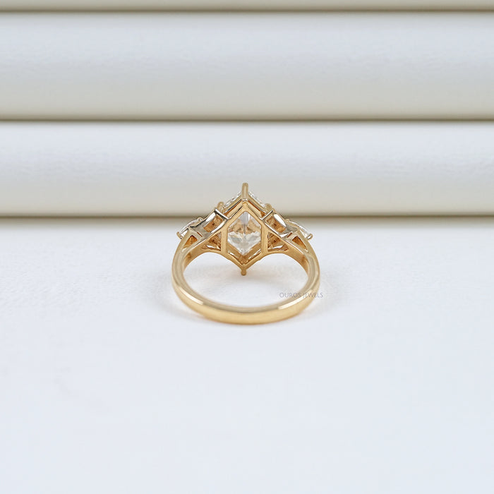 Dutch Marquise Cut Three Stone Engagement Ring