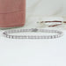 East West Emerald Cut Lab Grown Diamond Tennis Bracelet Prong Set Bracelet