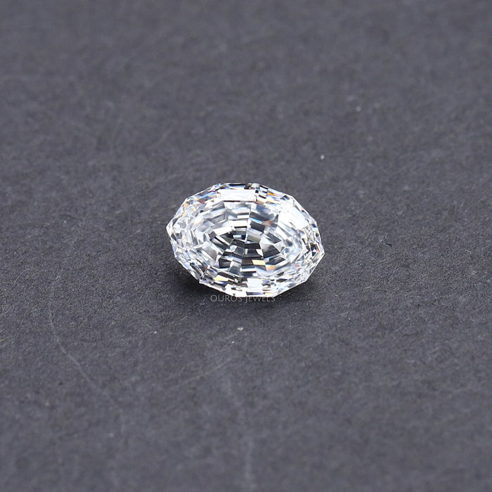 1.00 Carat Step Cut Oval Lab Grown Diamond