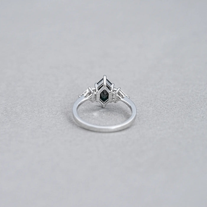 Dutch Marquise Black Diamond Anniversary Ring