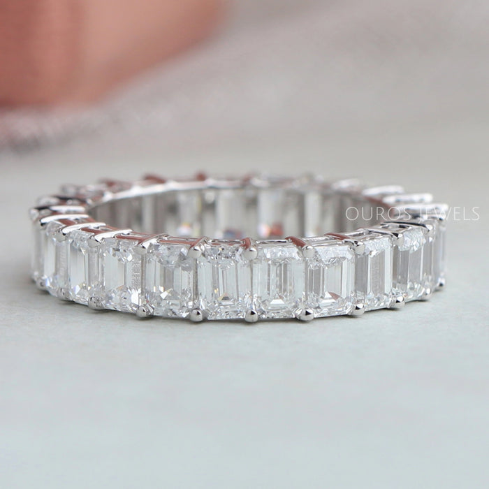 Smaragd Schliff Labor Diamant Ewigkeit Ehering