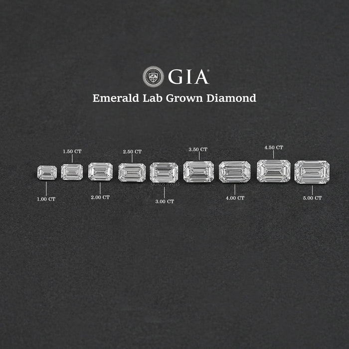 Smaragd Schliff Labor Diamant - IGI Zertifiziert