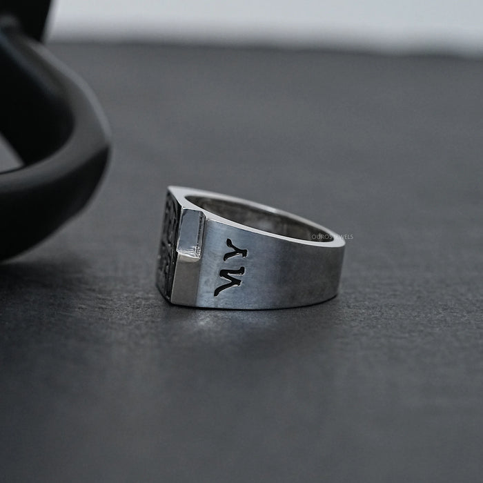 Men's Engraved Wedding Band