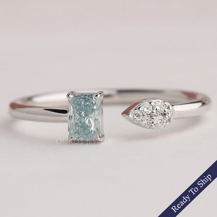 Offener Manschettenring mit Strahlenschliff