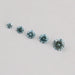 fancy blue round cut lab crreated diamonds