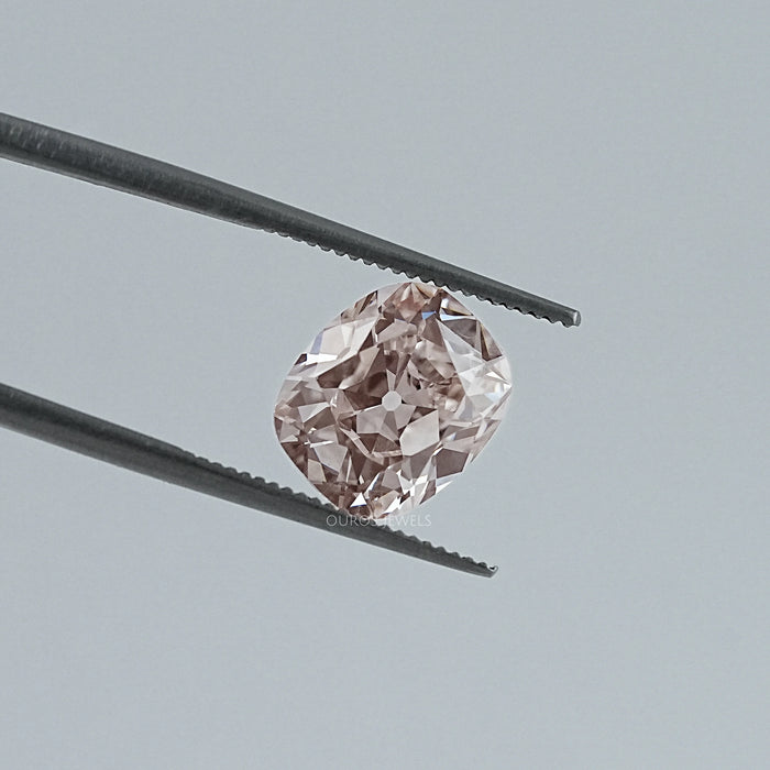 Fancy Light Pink Old Mine Cushion Loose Diamond