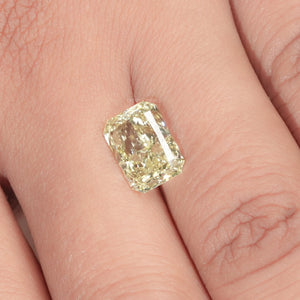 Fancy Yellow Modified Radiant Diamond 