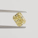 1.88 CT fancy yellow radiant cut lab created diamond