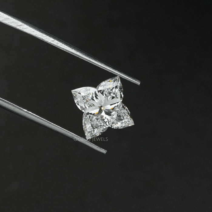 Antique Lily Cut Lab Grown Loose Diamond