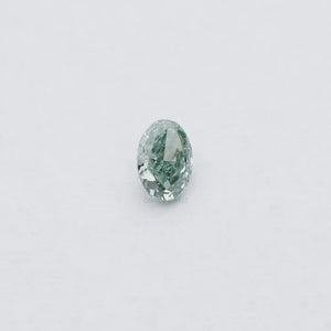 [Green Oval Cut Diamond]-[Ouros Jewels]