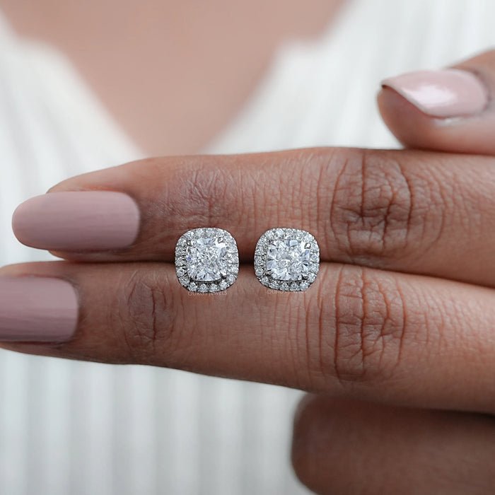 Seeliger Diamant Halo Ohrstecker