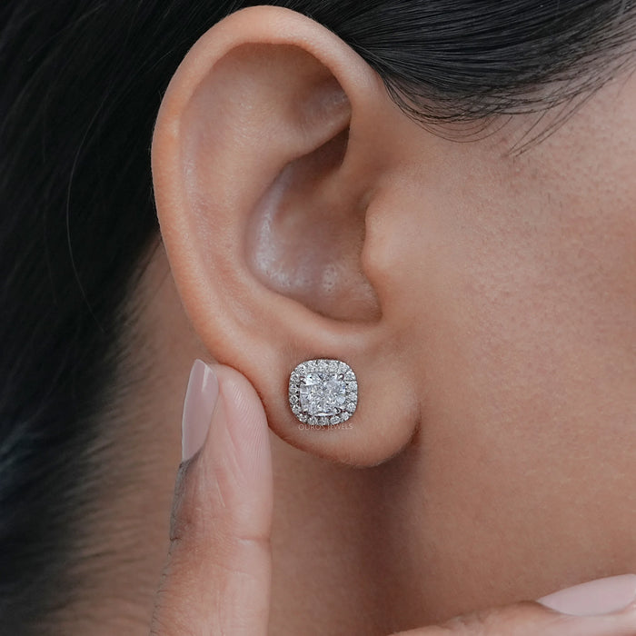 Seeliger Diamant Halo Ohrstecker
