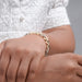 Pave Set Heart Diamond Bracelet