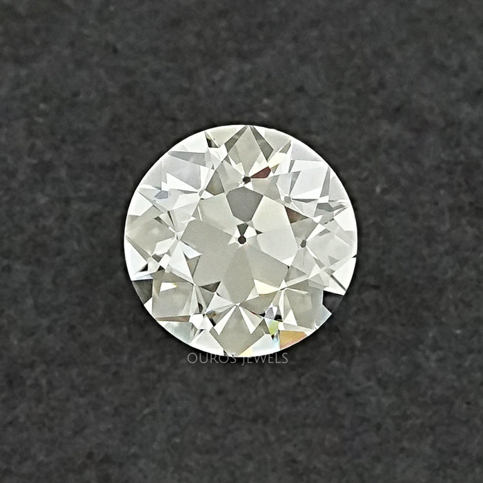 Flower Old European Round Lab Grown Diamond