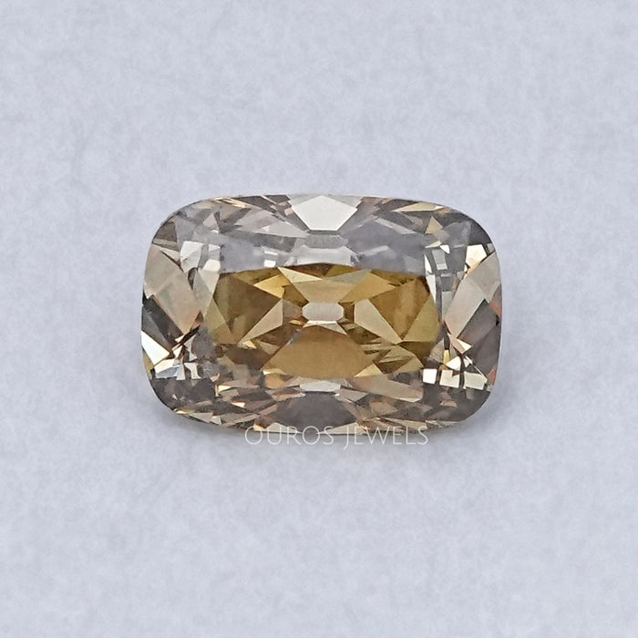 1.20 Carat Champagne Old Mine Cushion Lab Diamond