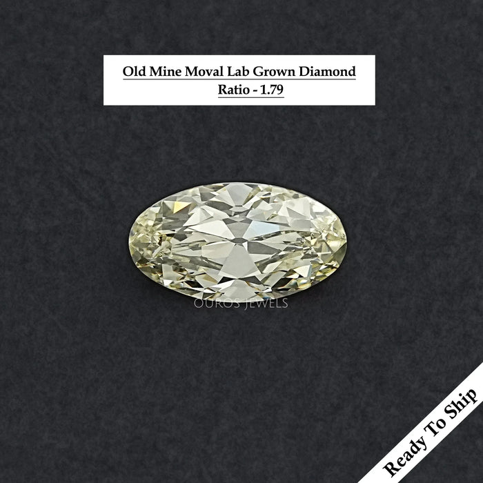 3.40 CT Old Mine Moval Cut Loose Diamond