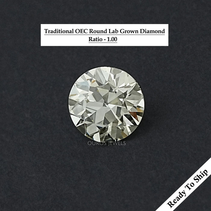 3.35 CT Traditional Old European Round Cut Loose