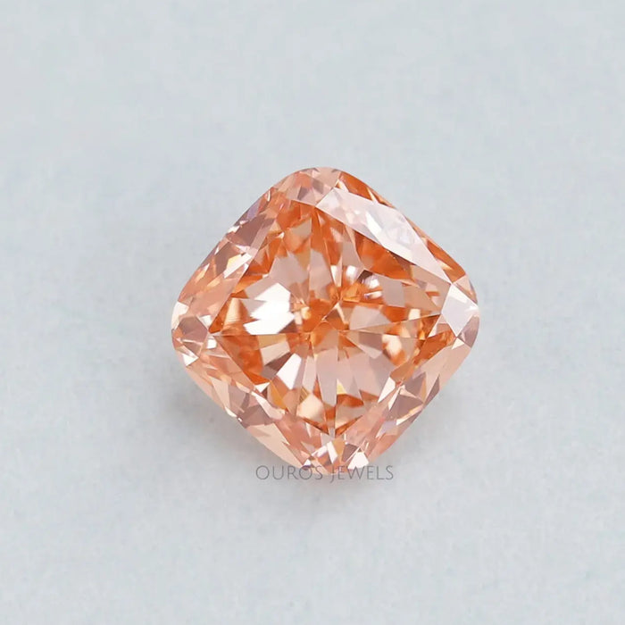 1,35 Karat Lebendig Rosa Cushion Labor Diamant
