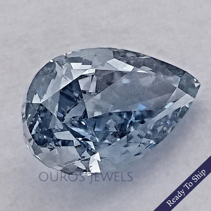 Blue Pear Lab Grown Diamond Loose