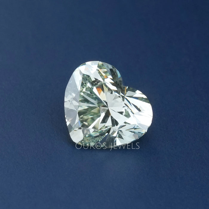 2,47 Karat Grüner Herz schliff Labor Diamant