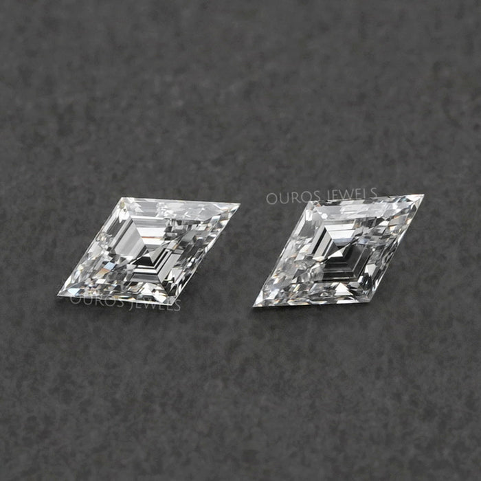 Lozenge Cut Lab Grown Pair Diamond