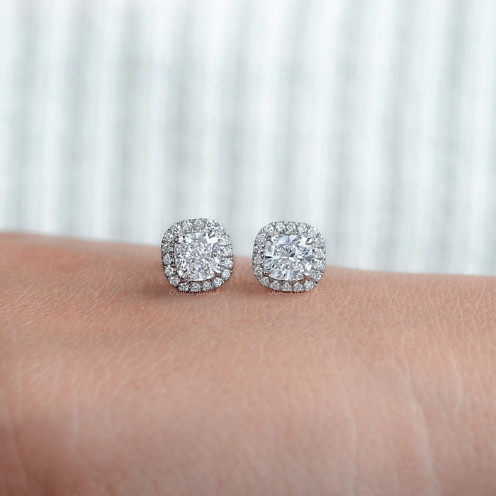 Seeliger Diamant Halo Ohrstecker