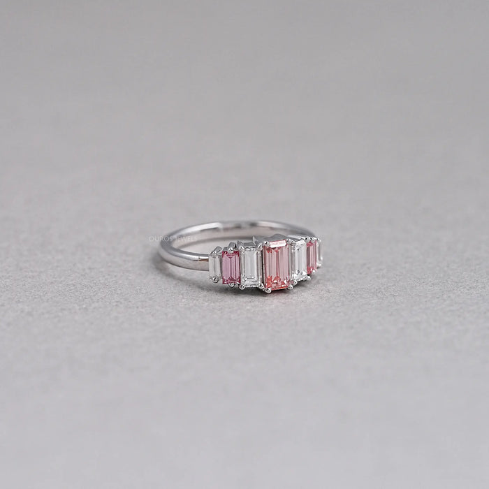 7 Stone Baguette Diamond Ring