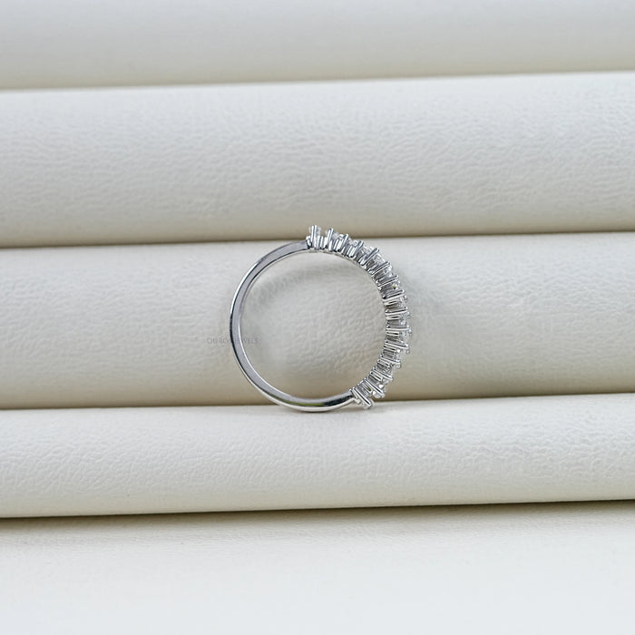 Baguette schliff Diamant Ehering